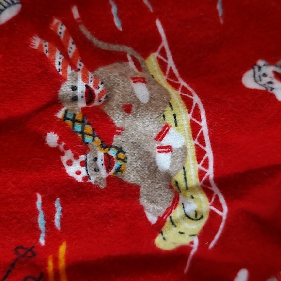 Nick and Nora sock monkey pajama top size medium - Picture 4 of 6